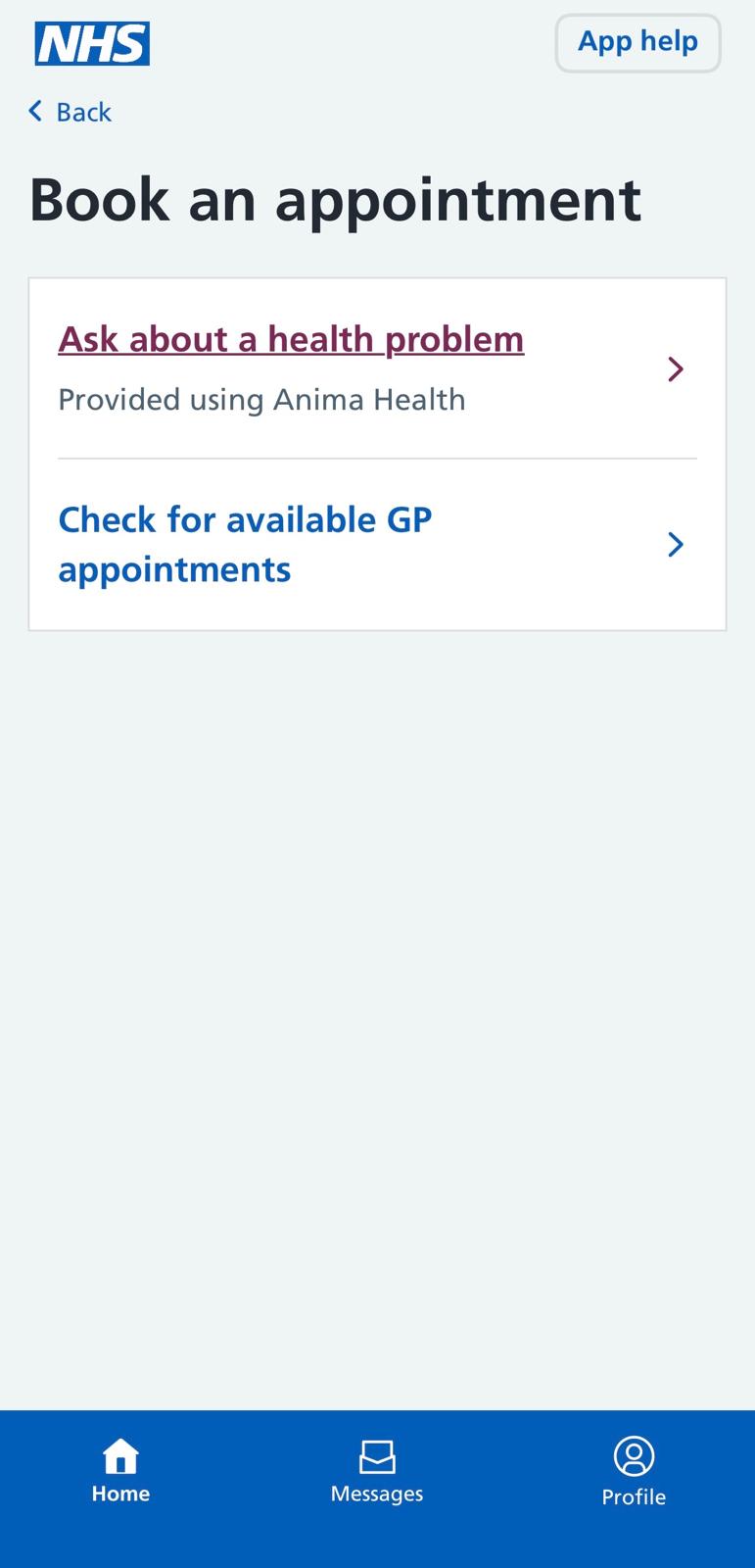Bookanappointmentscreen