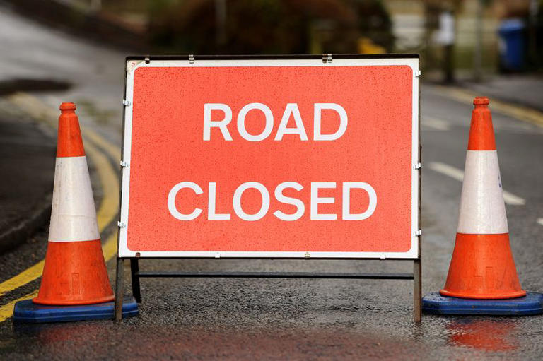 Road Closed Sign